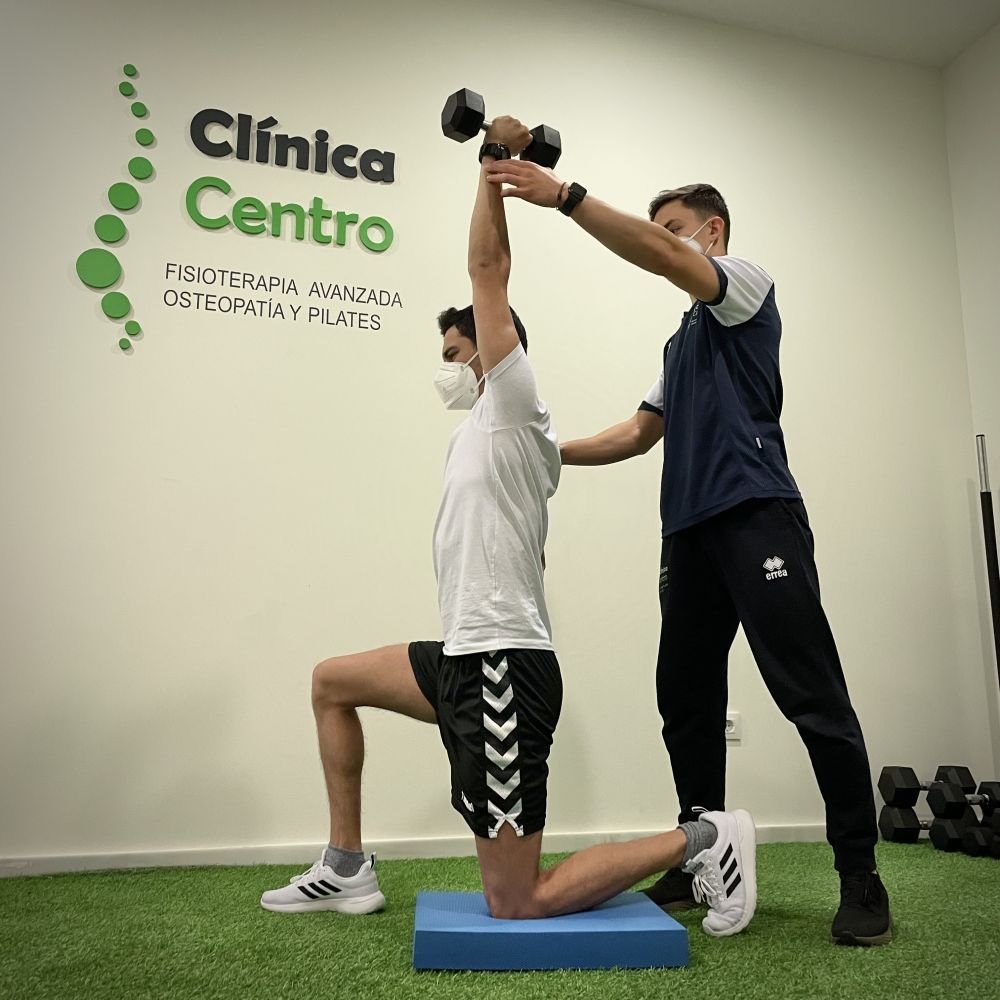 Trabajo con monitor de pilates
